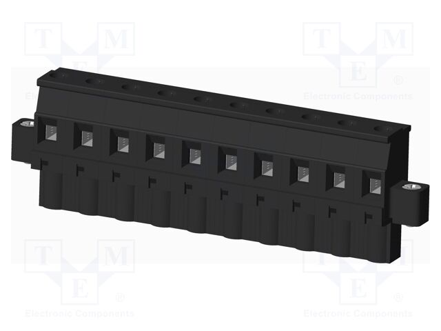 Connector: pluggable terminal block; plug; female; angled 90°