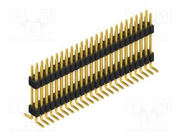 Connector: pin strips; pin header; male; PIN: 48; 1.27mm; SMT; 2x24