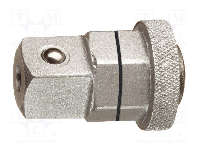 Adapter; socket spanner,box; square; 3/8"; 13mm; Plating: chromium