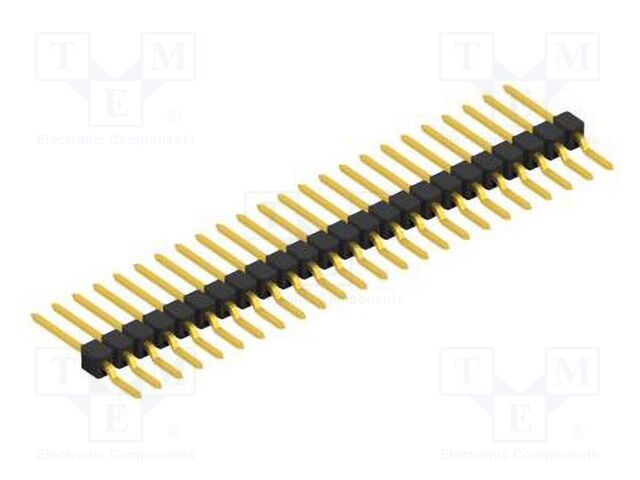 Connector: pin strips; pin header; male; PIN: 24; 2.54mm; SMT; 1x24