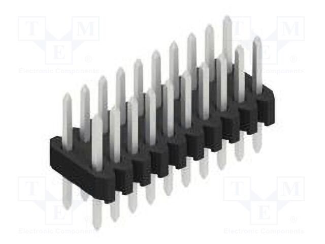 Connector: pin strips; pin header; male; PIN: 20; 1.27mm; THT; 2x10