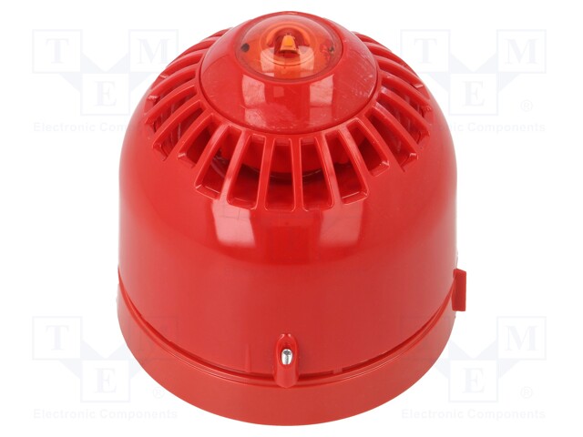 Signaller: lighting-sound; 17÷60VDC; horn,flashing light; LED