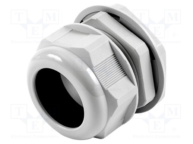 Cable gland; PG42; IP68; nylon; UL94V-2; grey