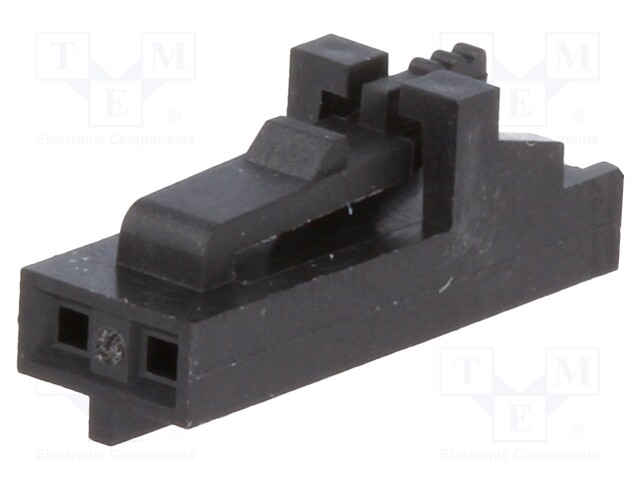 Plug; wire-wire/PCB; female; SL; 2.54mm; PIN: 2; w/o contacts