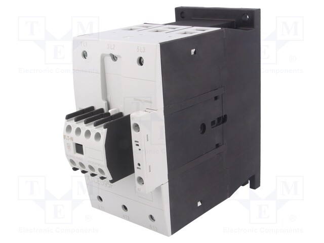 Contactor: 3-pole; NO x3; Auxiliary contacts: NC x2,NO x2; 24VDC
