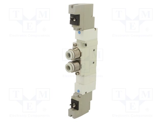 Electromagnetic valve; 5/3 cut-off in the middle position; 8mm