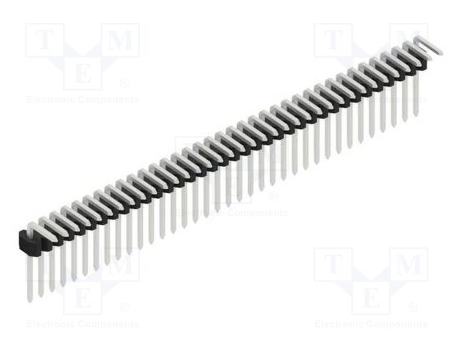 Connector: pin strips; pin header; male; PIN: 36; 1.27mm; THT; 1x36