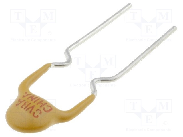 Fuse: PTC polymer; 200mA; Pitch: 5mm