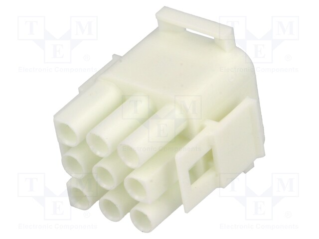 Plug; wire-wire; male/female; MLX; 6.35mm; PIN: 9; Layout: 3x3