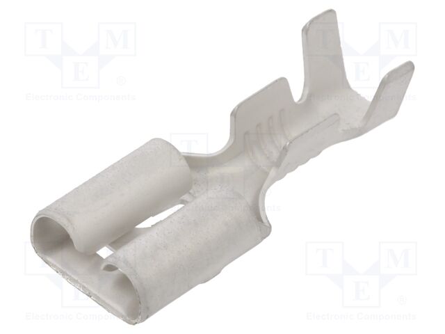 Terminal: flat; 6.3mm; 0.8mm; female; 0.75÷2mm2; crimped; for cable