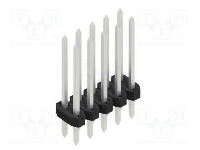Connector: pin strips; pin header; male; PIN: 10; 2mm; THT; 2x5; 100V