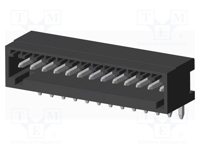 Connector: pluggable terminal block; socket; male; on PCBs