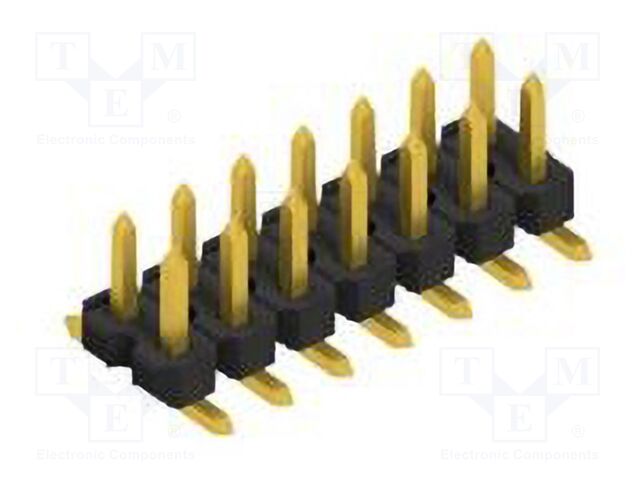 Connector: pin strips; pin header; male; PIN: 14; 2.54mm; SMT; 2x7