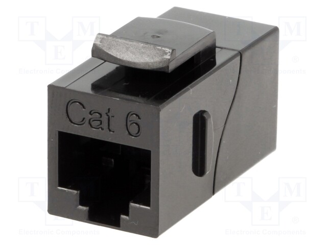 Coupler; Cat: 6; Layout: 8p8c; RJ45 socket,both sides