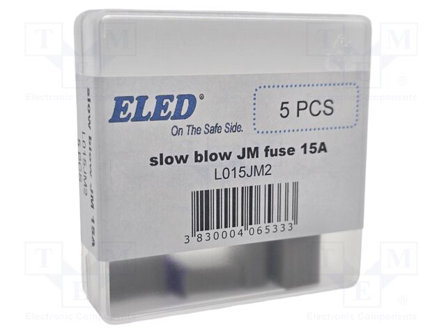 Fuse: fuse; 15A; 32VDC; automotive; 10.7mm; 10.7x7.7x15mm