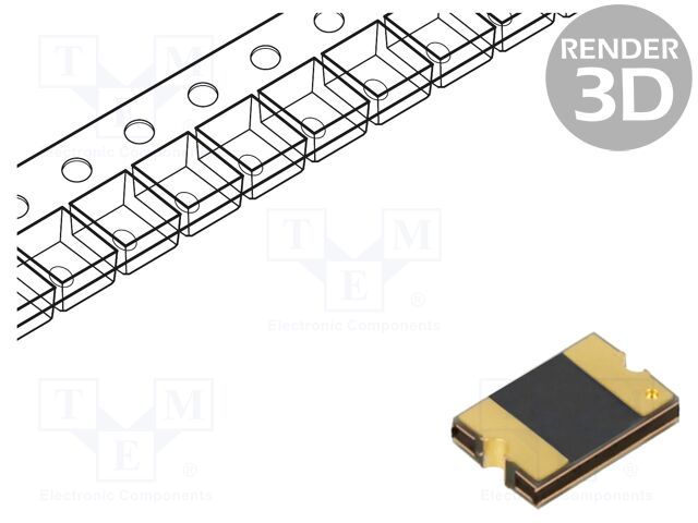 Fuse: PTC polymer; 100mA; 60VDC; PCB,SMT; 4.6x3.2mm; Case: 1812
