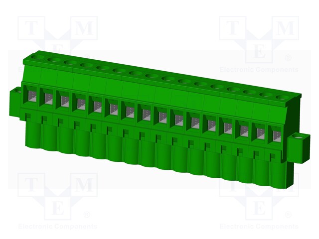 Connector: pluggable terminal block; plug; female; angled 90°