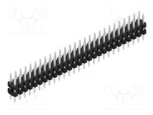 Connector: pin strips; pin header; male; PIN: 54; 2mm; THT; 2x27