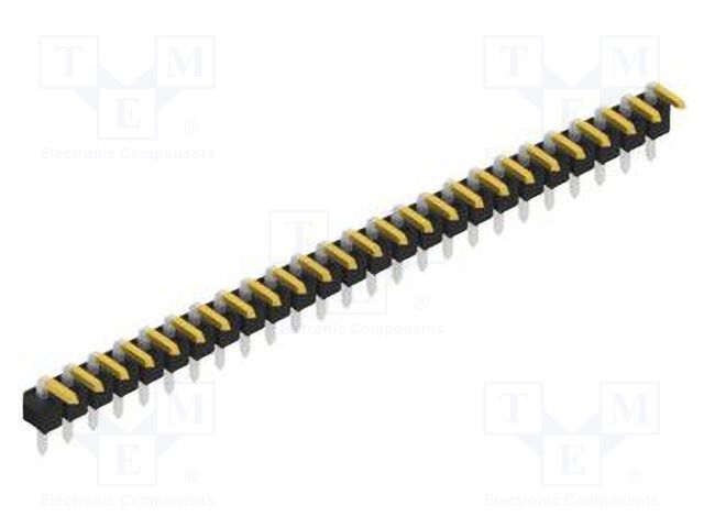 Connector: pin strips; pin header; male; PIN: 25; 2.54mm; THT; 1x25