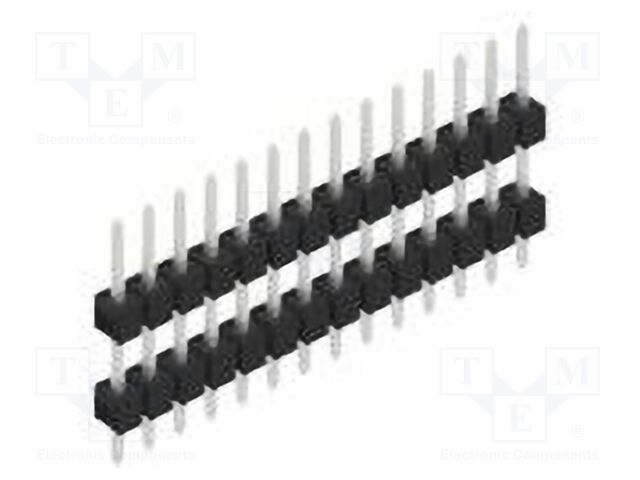 Connector: pin strips; pin header; male; PIN: 14; 2.54mm; THT; 1x14