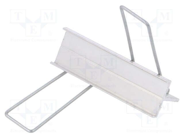 Holder X; aluminium; V: spring