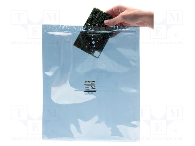 Protection bag; ESD; L: 457mm; W: 457mm; Thk: 76um; IEC 61340-5-1