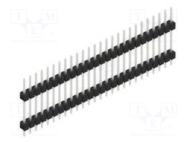Connector: pin strips; pin header; male; PIN: 26; 2.54mm; THT; 1x26