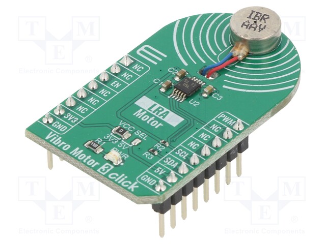 Click board; vibration motor driver; I2C,PWM; DRV2605,G0832022D