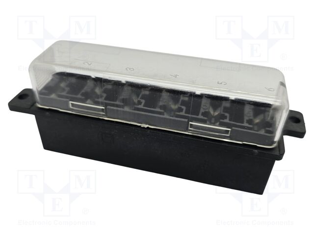 Leads: connectors; Fuse acces: fuse holder; 118x29mm