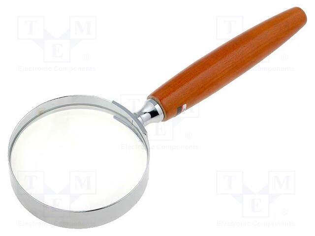Hand magnifier; Mag: x3; Lens diam: 65mm