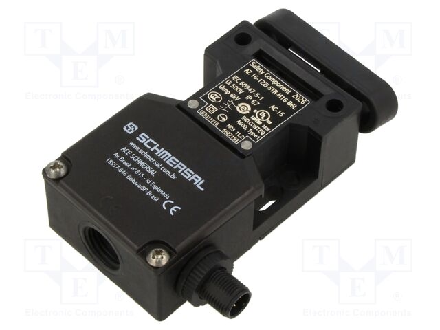Safety switch: key operated; AZ 16I; IP67; plastic; black