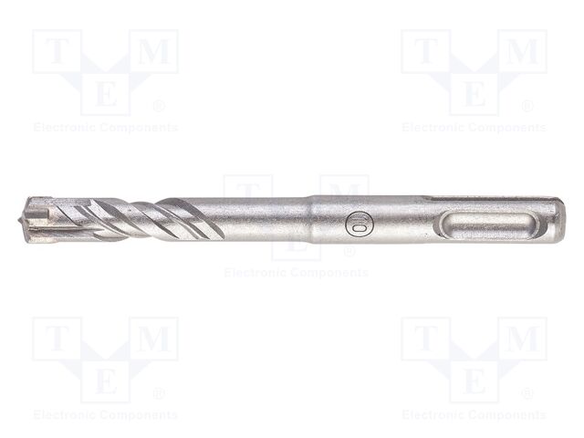 Drill bit; for concrete; Ø: 10mm; L: 110mm; cemented carbide