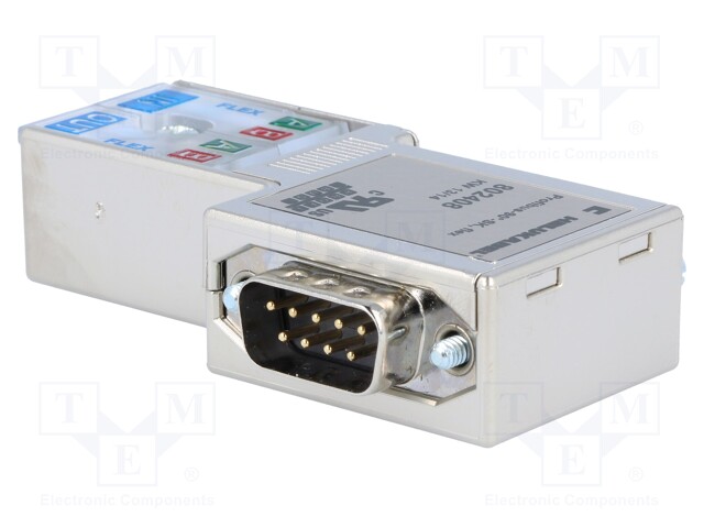 D-Sub; PIN: 9; SK/FC cable,strand; Profibus; angled 90°; IDC