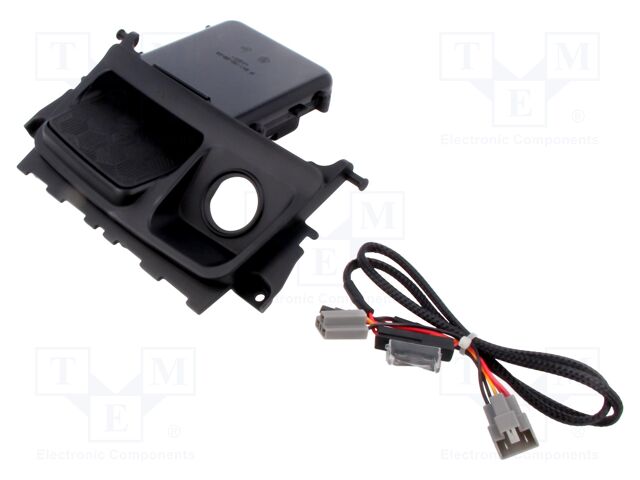Inductance charger; Mercedes; black; 10W; Mounting: assembly hole
