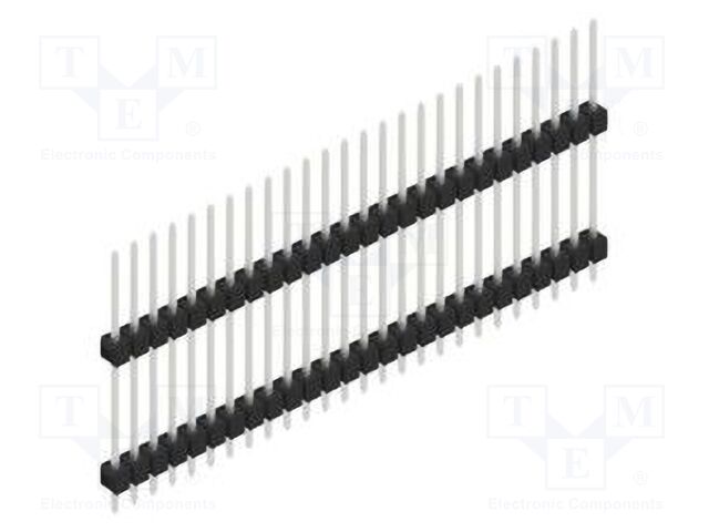 Connector: pin strips; pin header; male; PIN: 26; 2.54mm; THT; 1x26