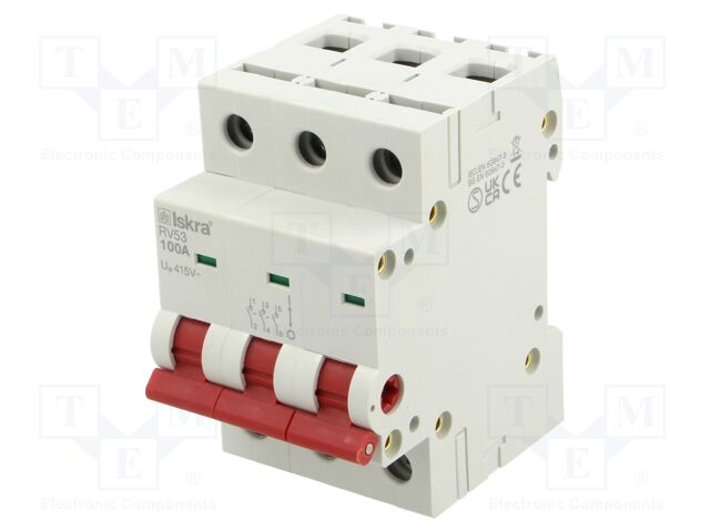 Switch-disconnector; Poles: 3; 100A; IP20