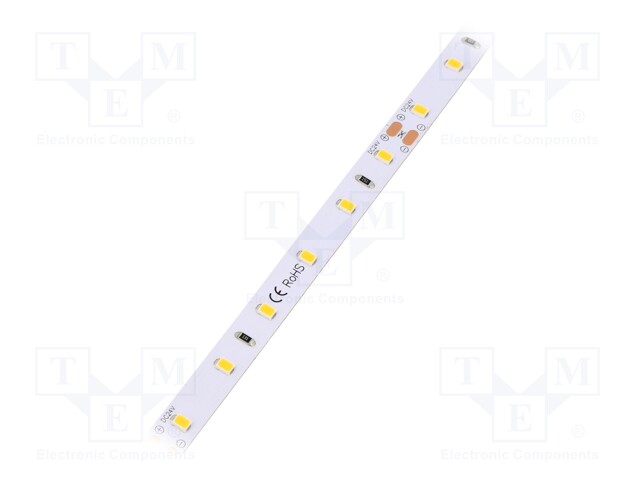 LED tape; white warm; 2835; 24V; LED/m: 60; 8mm; IP33; 6W/m