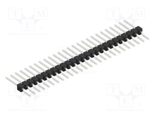 Connector: pin strips; pin header; male; PIN: 26; 2.54mm; SMT; 1x26