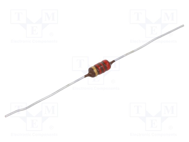Inductor: ferrite; THT; 2200uH; 80mA; 34.7Ω; Ø4x9.2mm; ±5%