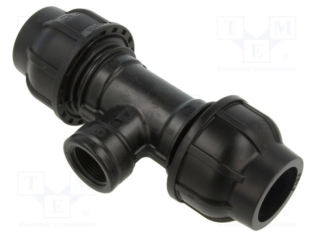 Splice terminal: clamping; for PE pipes; Plast; Medium: water