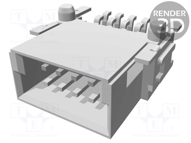 Connector: PCB to PCB; male; PIN: 8; 1.27mm; Series: har-flex; 2.3A