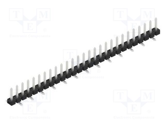 Connector: pin strips; pin header; male; PIN: 27; 2.54mm; SMT; 1x27