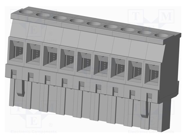 Connector: pluggable terminal block; plug; female; angled 90°