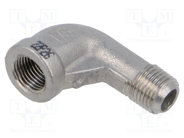 Male-female; max.10.5bar; 1.4408 stainless steel; Thread: G 1/8"