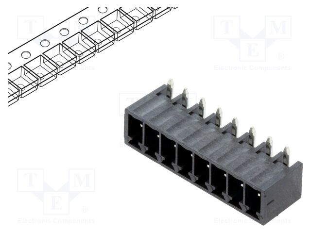 Connector: pluggable terminal block; OQ; 10A; 300V; socket; male