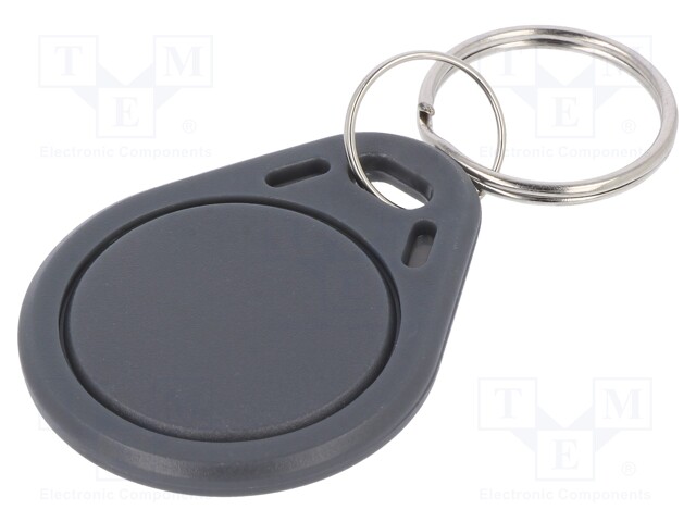RFID pendant; grey; 100÷150kHz; Mat: plastic; 64bit; 4g