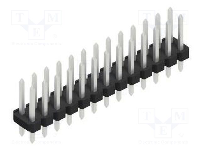 Connector: pin strips; pin header; male; PIN: 26; 2.54mm; THT; 2x13