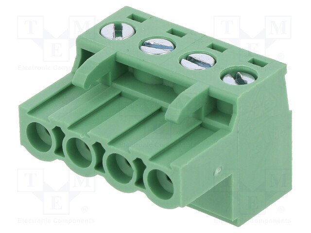 Pluggable terminal block; 5.08mm; ways: 4; straight; plug; female