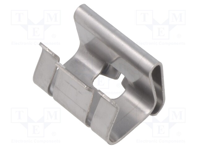 Cover clamp; A2 stainless steel; Application: for cable tray