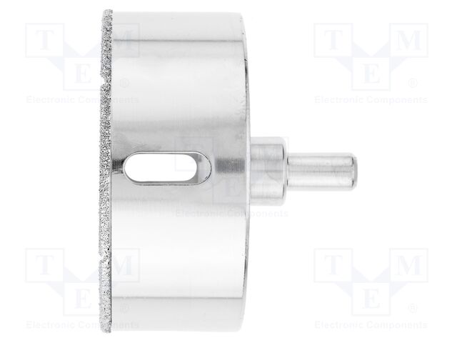 Hole saw; 73mm; Drill Bit: diamond; Holder: hexagonal
